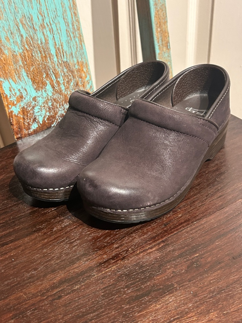 Dansko Professional Clog Antique Brown Leather Size 36